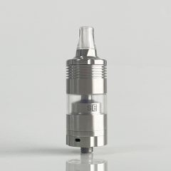 Rekavape BY-KA SE Combi Style 22mm RTA Atomizer 5ml with 3 Air Pins - Silver + Transparent Rekavape BY-KA SE Combi Style 22mm RTA Atomizer 5ml with 3 Air Pins - Silver + Transparent