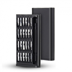 24 in 1 Multifunctional Precision Screwdriver Set Tool Kit for Mobile Phone Watch Repaired- Black 24 in 1 Multifunctional Precision Screwdriver Set Tool Kit for Mobile Phone Watch Repaired- Black