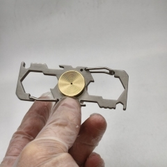 Multifunctional 5 in 1 EDC Tools Carabiner Bottle Opener Fidget Spinner for Outdoor Camping Hiking - Silver Multifunctional 5 in 1 EDC Tools Carabiner Bottle Opener Fidget Spinner for Outdoor Camping Hiking - Silver