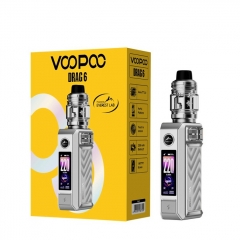 (Ships from Bonded Warehouse)Authentic VOOPOO Drag 6 Kit 5ml - Silver (Ships from Bonded Warehouse)Authentic VOOPOO Drag 6 Kit 5ml - Silver