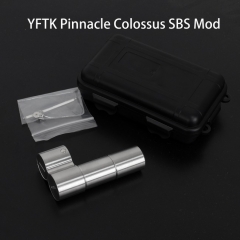 YFTK Pinnacle Colossus Side by Side SBS 18350 18650 Mech Mod - Silver
