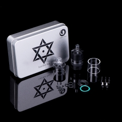 Authentic Long Lucifer 22mm RTA Rebuildable Tank Atomizer 2ml 4ml - Black Authentic Long Lucifer 22mm RTA Rebuildable Tank Atomizer 2ml 4ml - Black