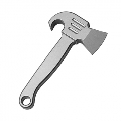 Mini Titanium Alloy Crowbar Necklace Pendant EDC Multitool Keychain with Bottle Opener Portable Everyday Carry Tool Mini Titanium Alloy Crowbar Necklace Pendant EDC Multitool Keychain with Bottle Opener Portable Everyday Carry Tool