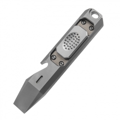Titanium EDC Pry Bar Multifunctional Pocket Tool with Bottle Opener Keychain Titanium EDC Pry Bar Multifunctional Pocket Tool with Bottle Opener Keychain