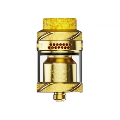 (Ships from Bonded Warehouse)Authentic Hellvape Dead Rabbit Solo 2 RTA 4ml - Gold (Ships from Bonded Warehouse)Authentic Hellvape Dead Rabbit Solo 2 RTA 4ml - Gold