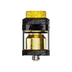 (Ships from Bonded Warehouse)Authentic Hellvape Dead Rabbit Solo 2 RTA 4ml - Black Gold (Ships from Bonded Warehouse)Authentic Hellvape Dead Rabbit Solo 2 RTA 4ml - Black Gold