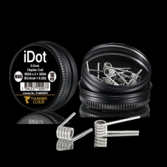 Authentic Thunder Cloud iDot Coil Ni80 2 Core Clapton Coils 10PCS - 0.32ohm Authentic Thunder Cloud iDot Coil Ni80 2 Core Clapton Coils 10PCS - 0.32ohm