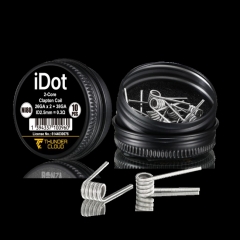 Authentic Thunder Cloud iDot Coil Ni80 2 Core Clapton Coils 10PCS - 0.3ohm Authentic Thunder Cloud iDot Coil Ni80 2 Core Clapton Coils 10PCS - 0.3ohm