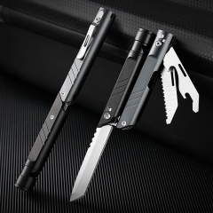 7 in 1 Multitool Knife Portable EDC Survival Camping Gear with Fire Starting Sticks Bottle Opener Screwdrivers Saw Whistle Pocket Clip 7 in 1 Multitool Knife Portable EDC Survival Camping Gear with Fire Starting Sticks Bottle Opener Screwdrivers Saw Whistle Pocket Clip