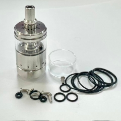 Vazzling Ghost Ring Style Titanium Alloy 22mm RTA Rebuildable Tank Atomizer 4ml - Silver Vazzling Ghost Ring Style Titanium Alloy 22mm RTA Rebuildable Tank Atomizer 4ml - Silver